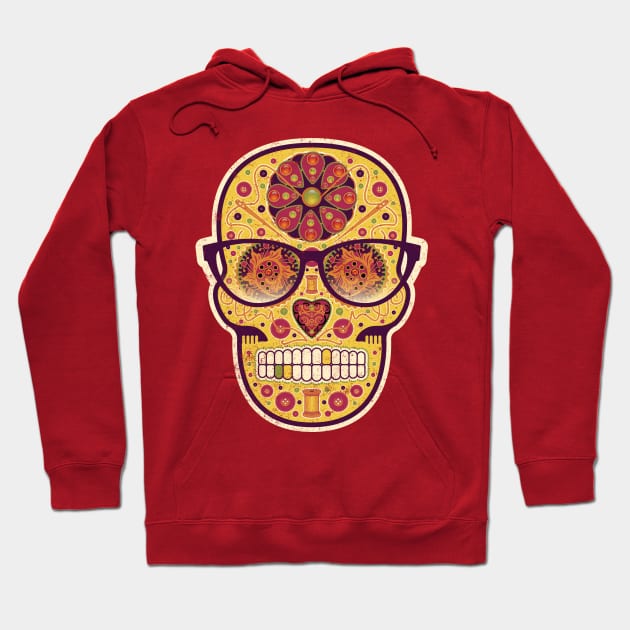 Day of the Mom Sewing Sugar Skull Hoodie by DanielLiamGill